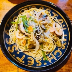 鍛冶屋町ブルー！カフェ＆筆ペン＆お皿作りの画像
