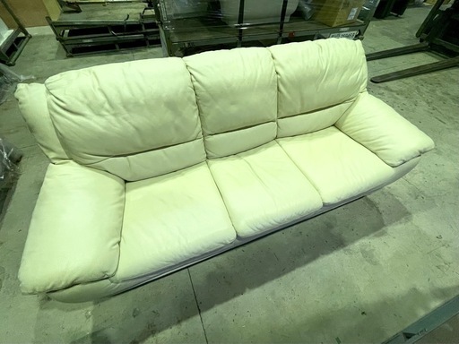 ★限定値下げ★Leatherworld レザーワールド 本革ソファ 3人掛け