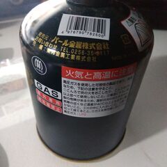 【交渉中】☆☆キャプテンスタッグのガス缶、残り半分以下ですが無料ですよ☆☆の画像