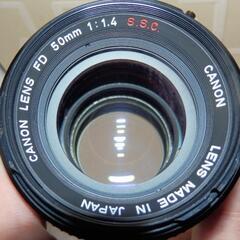 ❤️箱付き❤️動作品★旧F1★前期★Canon★FD50ｍｍ単焦点レンズ❤️美品の画像