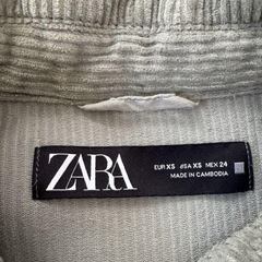 ZARA コーデュロイジャケットの画像