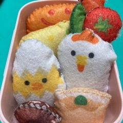 フェルトおままごと　手作りです