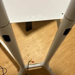 移動式テレビ台　キャスタースタンド付き　コード収納⭕️高さ調節⭕️の画像