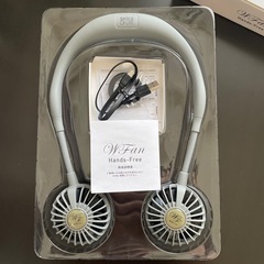 SPICE W FAN ハンズフリー ポータブル扇風機の画像