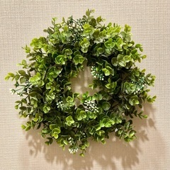 【美品】フェイクグリーンのリース
