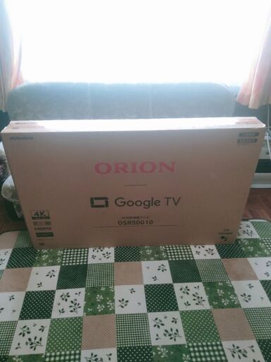 新品オリオン50型4KGoogleテレビ