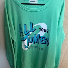 ミント色のTシャツを販売しています。
