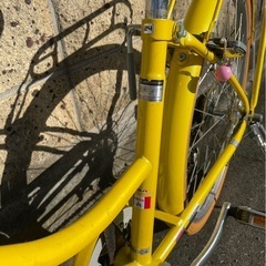 自転車 ママチャリ 24インチ 6段変速 鍵、ライト付き 子供用 キッズ の画像