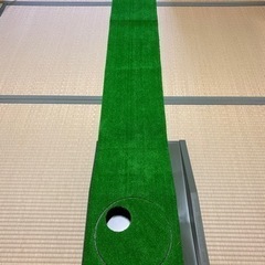 ゴルフ　ラウンドパットマットの画像