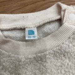 もこもこ　トレーナー　60〜70cmの画像