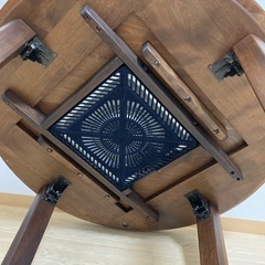 円形こたつ　の画像