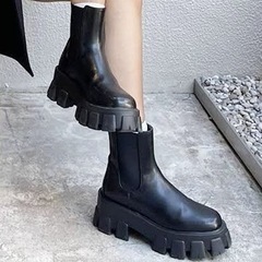 シャークソール　サイドゴアブーツの画像