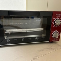山善　オーブントースター　 レッド　RTK-FC888 
