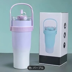 新品　取っ手付き　40オンスの真空断熱カップ  タンブラー　