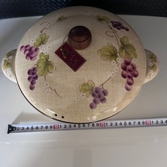 未使用品　レトロ　ホーロー 鍋　の画像