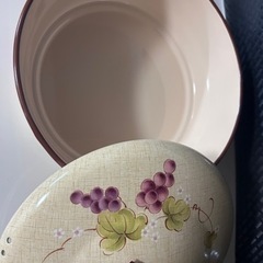 未使用品　レトロ　ホーロー 鍋　の画像