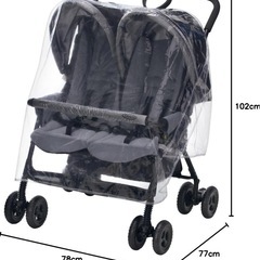 GRACO グレコ 二人乗り ベビーカー デュオスポーツ ジェミニブラック 双子 兄弟 姉妹の画像