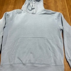 ZARA 青パーカー
