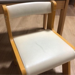② 値段交渉歓迎 大和屋キッズテーブル 引き出し付き天板高さ調節可能 椅子付き 引取のみ(9月までに)の画像