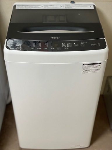 送料・設置込み可　洗濯機　5.5kg  Haier 2022年