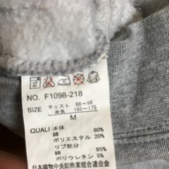 nev トレーナー　Mサイズの画像