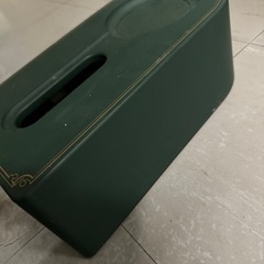 時計付きティッシュケース　鴨の画像