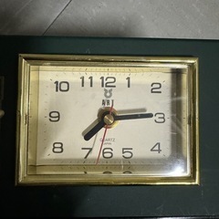 時計付きティッシュケース　鴨の画像