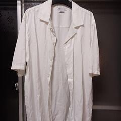 ZARA　メンズシャツ　半そで　Lサイズ　100円