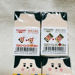 可愛い消しゴム4個セットの画像