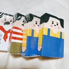 可愛い消しゴム4個セットの画像