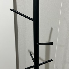 マッシュ Mash バイケージポールハンガー ブラック 弘益 BCPH-380-BK 収納 衣類 カゴ付き リビング 玄関 子供部屋 キャスター付き 北欧 おしゃれ シンプル 新生活の画像