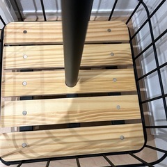 マッシュ Mash バイケージポールハンガー ブラック 弘益 BCPH-380-BK 収納 衣類 カゴ付き リビング 玄関 子供部屋 キャスター付き 北欧 おしゃれ シンプル 新生活の画像