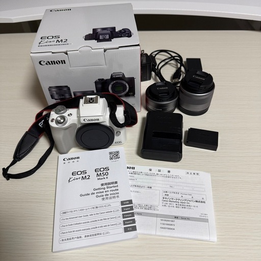 Canon EOS Kiss M2 ダブルレンズキット
