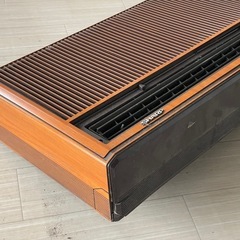 SHARP ガスファンヒーター 木目調 冷暖房両用の画像
