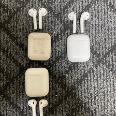 Apple AirPods まとめて 汚れ傷ありの画像
