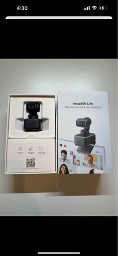 最新✨Insta360 Link AI搭載4Kウェブカメラ 本体