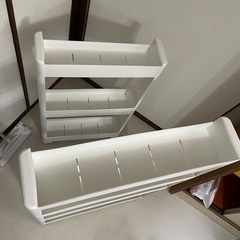 すきま収納棚２つセット