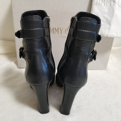 美品　JIMMY CHOO　ブーツ　ブラック　37ハーフ　 24.0~24.5cm