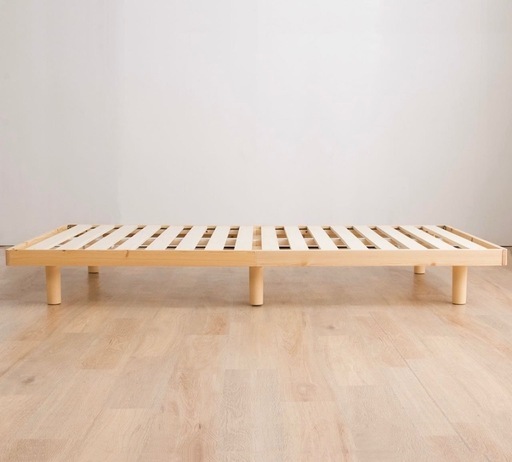 ニトリダブル脚付ヘッドレスすのこベッドフレーム