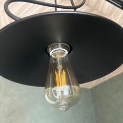 ランプシェード✨黒　綺麗の画像