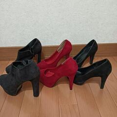 パンプス👠3足　23㌢　の画像