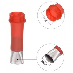 未使用 ノズルアダプター コーク アプリケーター ソーセージコークガン 8mm 4個の画像