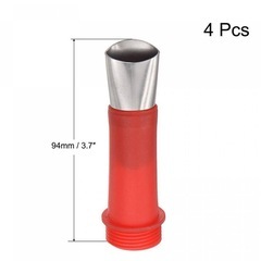 未使用 ノズルアダプター コーク アプリケーター ソーセージコークガン 8mm 4個の画像