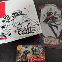 原神ケンタッキーコラボクリアファイルと箱