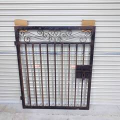 アイアンゲート 扉 フェンス 片開き 現状品
