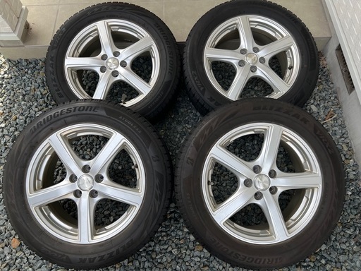 195/60R16ブリヂストン スタッドレスアルミホイールセット プリウス ウィッシュ イスト