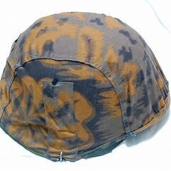 ◆ナチスドイツ軍◆W-SS ヘルメット 迷彩カバー付◆レプリカ 未使用