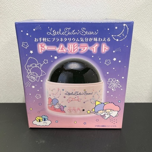 【新品未使用】ドーム型ライト Little twin stars キキララ プラネタリウム サンリオ(外箱汚れ有)