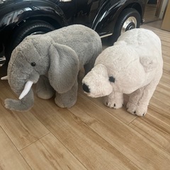 kids 椅子　ゾウ＆シロクマ
