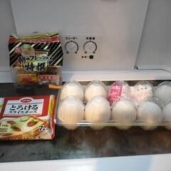 受け渡し予定者が決まりました/卵、ウインナー、チーズ+